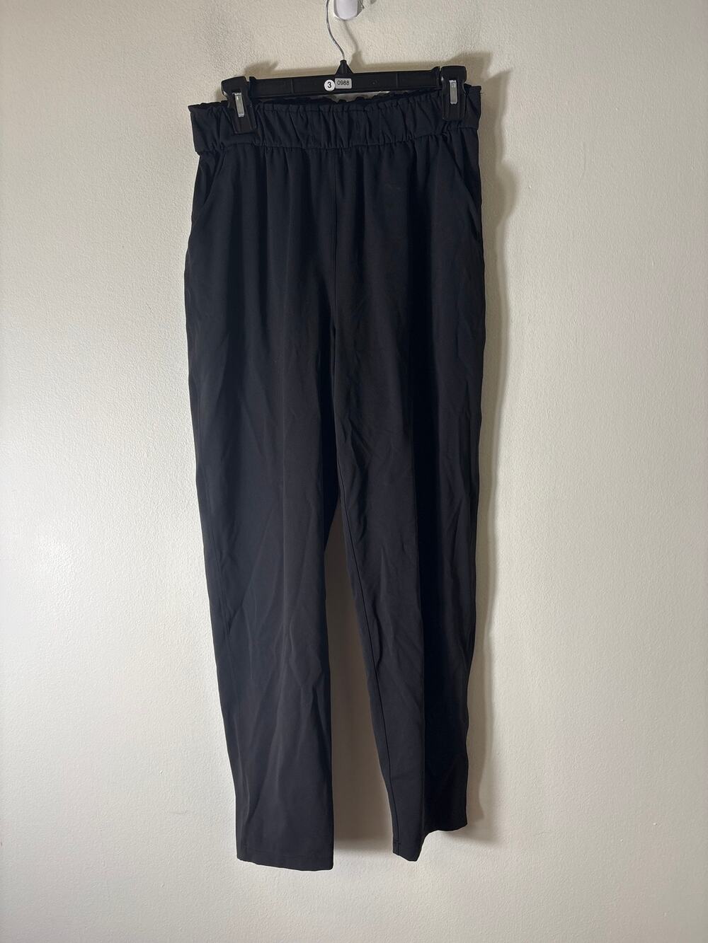 Lululemon Black Pull On Athletic Pants Sx 6